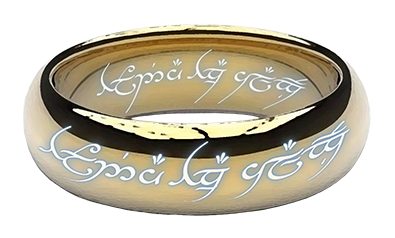 The Elfen Ring. It's a simple golden ring, like the one from Lord of the Rings, etched with elvish runes.